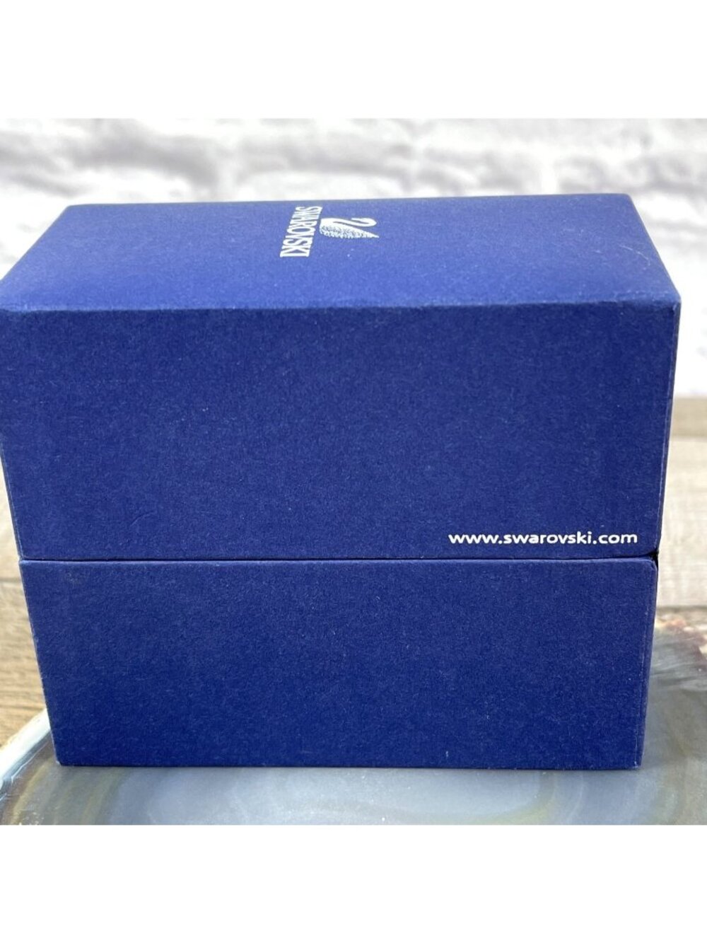 Swarovski Crystal Retired Rhodium Plated Crystal Twist Bangle Bracelet Box VTG - Picture 13 of 13
